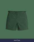 Short de praia masculino RAUTER VERDE MÉDIO em nylon reciclado, caimento médio.